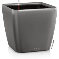 Lechuza Plantenbak Quadro Premium 35 LS antraciet metallic