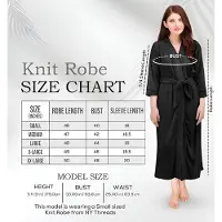 Karma Luxueuze Dames Ochtendjas | Superzachte Katoenen Gebreide Badjas | Lichtgewicht Badjas, Lounge Wear en Nachtkleding voor het hele Seizoen | Perfect Cadeau voor Dierbaren