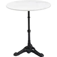 Kare design Bistro Tafel Kaffeehaus Rond Wit Ø60