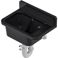QLS Afvoerbak, wasbak, spoelbak, wasbak buiten, tuin, garage, werkplaats, 10462