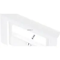 JUNG outlet-component as500 kunststof, wit, centraalplaat, tae