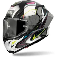 Airoh GP 800 Must, integraalhelm ,Mat Zwart/Wit/Blauw/Pink/Geel ,XL