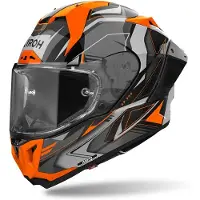 Airoh GP 800 Must, integraalhelm ,zwart/grijs/oranje ,S