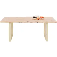 Kare design Eettafel Harmony 160x80cm acacia goud
