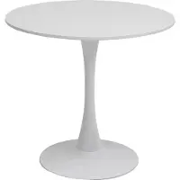 Kare design Eettafel Schickeria Ø80cm wit