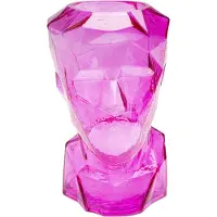 Kare design Vaas Prisma gezicht roze 30cm