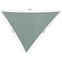 Shadow Comfort driehoek 4,5x5x5,5m Country Blue met bevestigingsset