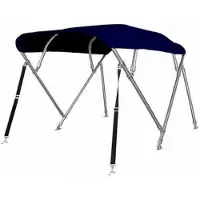 Sunmaster Biminitop | RVS 4-boogs | Breedte 246 <> 261 cm - Hoogte 137 cm