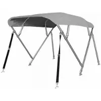 Sunmaster Biminitop | RVS 4-boogs | Breedte 264 <> 283 cm - Hoogte 137 cm