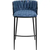Kare design Barkruk Saluti blauw