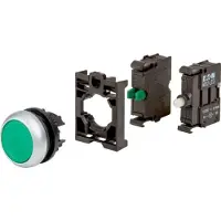 Eaton 110930 M22-DL-G-K10LED-BVP Verlichte druktoets Kunststof frontring Knop 1 stuk(s) Package