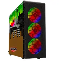Screenon - Minecraft Gaming PC Black - Ryzen 3 - RX 550 - 16GB RAM - 500GB SSD - Windows 11 Pro + WiFi & Bluetooth!