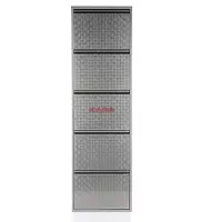 Kare design Kare Schoenenkast Caruso 5 Silver Geborsteld