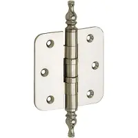 Artitec Mi Satori Kogellagerscharnier ronde hoek vaas 89x89mm glans nikkel