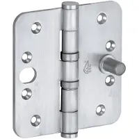 Artitec Mi Satori Kogellagerscharnier SKG3 ronde hoek vlak 89x89mm mat chroom