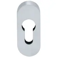 Artitec Veiligheid-schuifrozet 10mm ovaal rvs mat