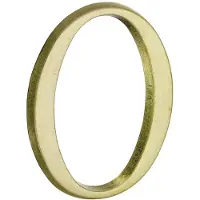 Artitec Mi Satori Huisnummer Roman 120mm-0 messing antiek