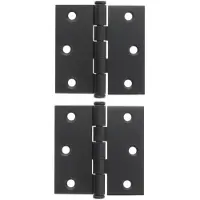 Starx Scharnier vierkant model met losse pen 76 x 76 mm zwart