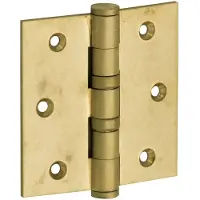 Artitec Mi Satori Kogellagerscharnier rechte hoek vlak 89x89mm messing antiek