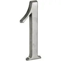 Artitec Mi Satori Huisnummer Roman 120mm-1 mat nikkel PVD