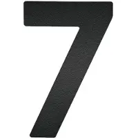 Artitec Huisnummer 7 120 mm mat zwart
