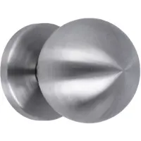 AMIG Vaste deurknop ø70mm mat rvs