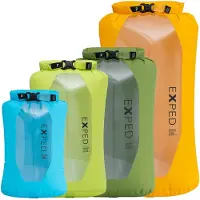 Exped - Opbergtassen - Drybag Versa Clear Set voor Unisex van Nylon - Geel