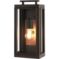 Elstead Lighting LED Wand Buitenlamp Sutcliffe | 1X E27 Max 60W | IP44 | Dimbaar | Oil Rubbed Bronze & Copper