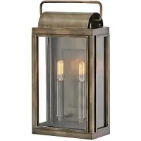 HINKLEY Wandlamp buiten Sag Harbour, dimbaar, brons / oud-messing, Aluminium, Wandlamp buiten