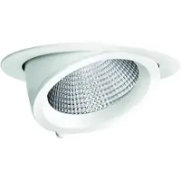 Performance In Lighting LED Inbouwspot Ø175mm | 40W 4000K 5190lm 840 | IP20 DALI Dimbaar Wit