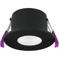 Eglo Inbouwspot | 'ALQUERIA' LED CCT IP65 zwart Ø70mm