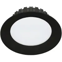 Eglo Inbouwspot | 'TREVIGLIO' LED Ø142 4000K zwart | IP44