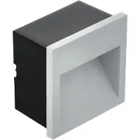 Eglo Wand inbouwlamp | 'ZIMBA PRO' LED 4,5W 4000K zilvergrijs
