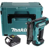 Makita Tacker + spijkerpistool, DPT 353 G1J Accu pin tacker 18 V + 1x accu 6.0 Ah + Makpac - zonder lader