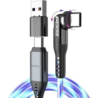 Statik PowerPivot Glowing LED USB-C Naar USB-C Kabel 200 Cm