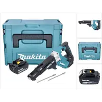Makita DFR 551 G1J Akku Magazinschrauber 18 V 25 - 55 mm Brushless + 1x Akku 6,0 Ah + Makpac - ohne