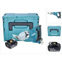Makita DJS 200 G1J Accu Plaatschaar 18 V 2,0 mm Brushless + 1x Accu 6,0 Ah + Makpac - zonder