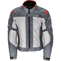 Acerbis On Road Ruby Grijs Rood Textiele Motorjas Maat M