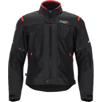 Acerbis On Road Ruby Zwart Rood Textiele Motorjas Maat XL