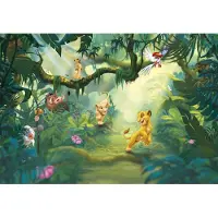 Komar Lion King Fotobehang Jungle - Groen - 2,54m X 368cm