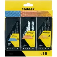 Stanley Multimateriaalboor Set - Diam. 2-10mm - 16 Stuks