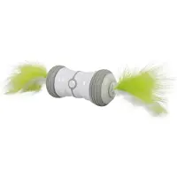 Ebi - Speelgoed Voor Dieren - Kat - Double Spinner 13x6x6cm Wit/groen - 1st