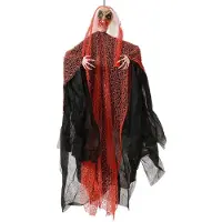Atosa Witch On Stake Light 150x89x15 Cm Rood Kinderen