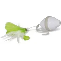 Ebi - Speelgoed Voor Dieren - Kat - Speedy Mouse 13,5x12,5x6,8cm Wit/groen - 1st