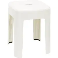 Wenko Badkamerkruk Alaska 37x45cm wit - Douchekruk - Douchezitje -