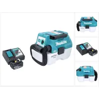 Makita DVC 750 LRM1 accustofzuiger LXT 18 V 67 mbar 7,5 l borstelloos + 1x accu 4,0 Ah + oplader