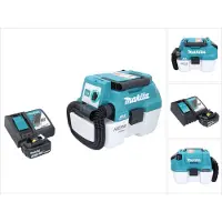 Makita DVC 750 LRF1 accustofzuiger LXT 18 V 67 mbar 7,5 l borstelloos + 1x accu 3,0 Ah + oplader
