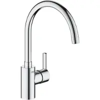 GROHE Feel 1-gats keukenkraan met instelbare hoge uitloop chroom