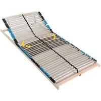 Sleepneo Lattenbodem 80x200 - verstelbaar hoofdbord - 42 latten - - bedbodem