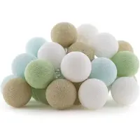 Cotton Ball Lights - LED lichtslinger voor binnen - Handgemaakt en Fairtrade - 35 lampjes - Daydreamer